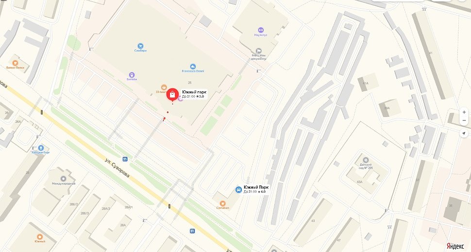 Карта Суворова 25