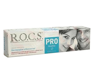 ROCS PRO З/П-ГЕЛЬ КИСЛОРОДНОЕ ОТБЕЛИВАНИЕ OXYWHITE 60Г