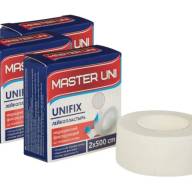 Лейкопластырь рулонный фиксирующий на тканевой основе MASTER UNI 2х500см - Лейкопластырь рулонный фиксирующий на тканевой основе MASTER UNI 2х500см