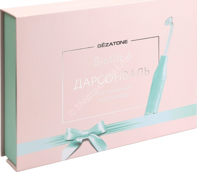 Импульсный массажер с 5 насадками бирюзовый Gezatone Biolift4 203