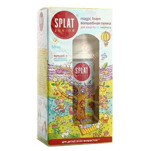 SPLAT JUNIOR ПЕНКА Д/ПОЛОСТИ РТА КАЛЬЦИЙ/МОЛОЧН.ФЕРМЕНТЫ 50МЛ