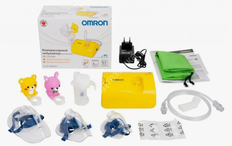 Ингалятор компрессорный детский Omron NE-C24 Kids (NE-C801S-KDRU)