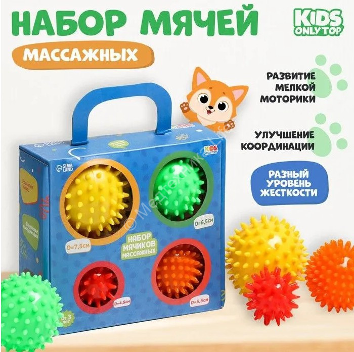 Набор массажных мячей