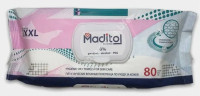 Салфетки влажные для для ухода за лежачими больными MADITOL №80