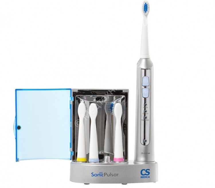 Электрическая звуковая зубная щетка CS Medica Sonic Pulsar CS-233-UV