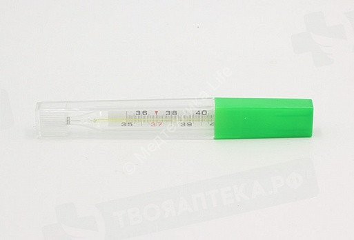 Термометр ртутный в футляре TVY-120 AMRUS